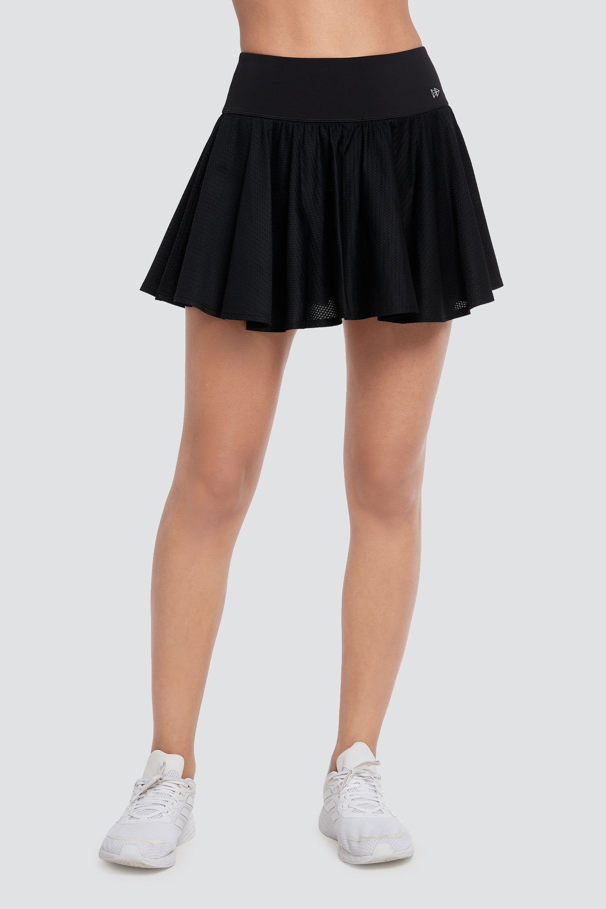 Falda de tenis con bolsillos de malla esculpida | Falda deportiva para mujer