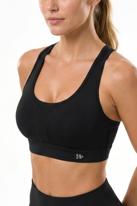 Power™ Flattering High-Support Mesh Sports Bra | High-Impact Bounce Control Without Flattening for Running, HIIT & Training - image 11