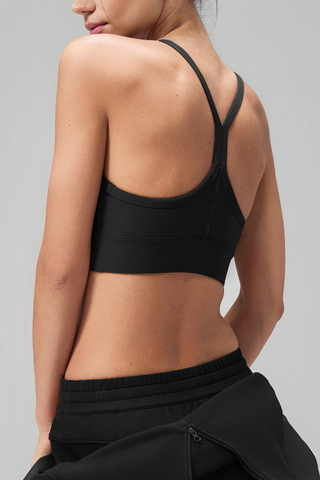 Anywhere Y-Back Design Insydda Yoga-BH med Vadder | Sport-BH med Lätt Stöd för Damer
