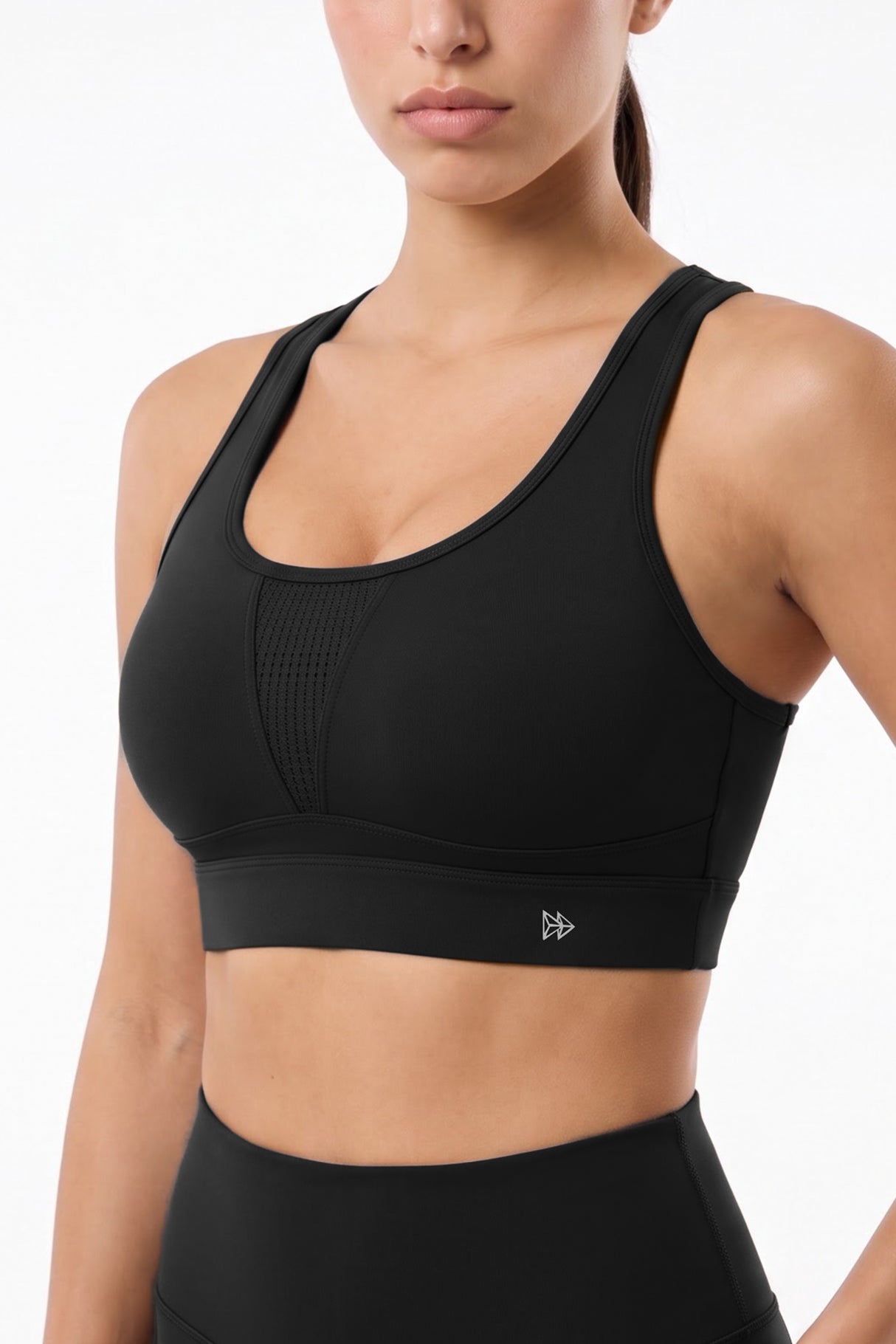 Power™ Breathable Panel With Adjustable Support Sports Bra | High Support for Running, HIIT & Training
