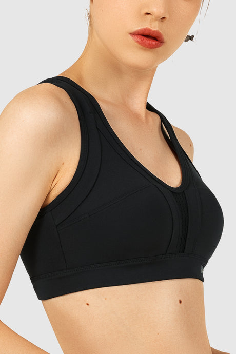Echo™ Cross Back Padded Running Bra | Women's High Support Sports Bra