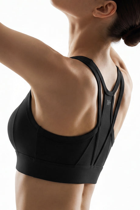 Anywhere™ Removable Double-Strap Racerback Breathable Light Support Sports Bra | Women's Light Support Sports Bra Best For Yoga, HIIT