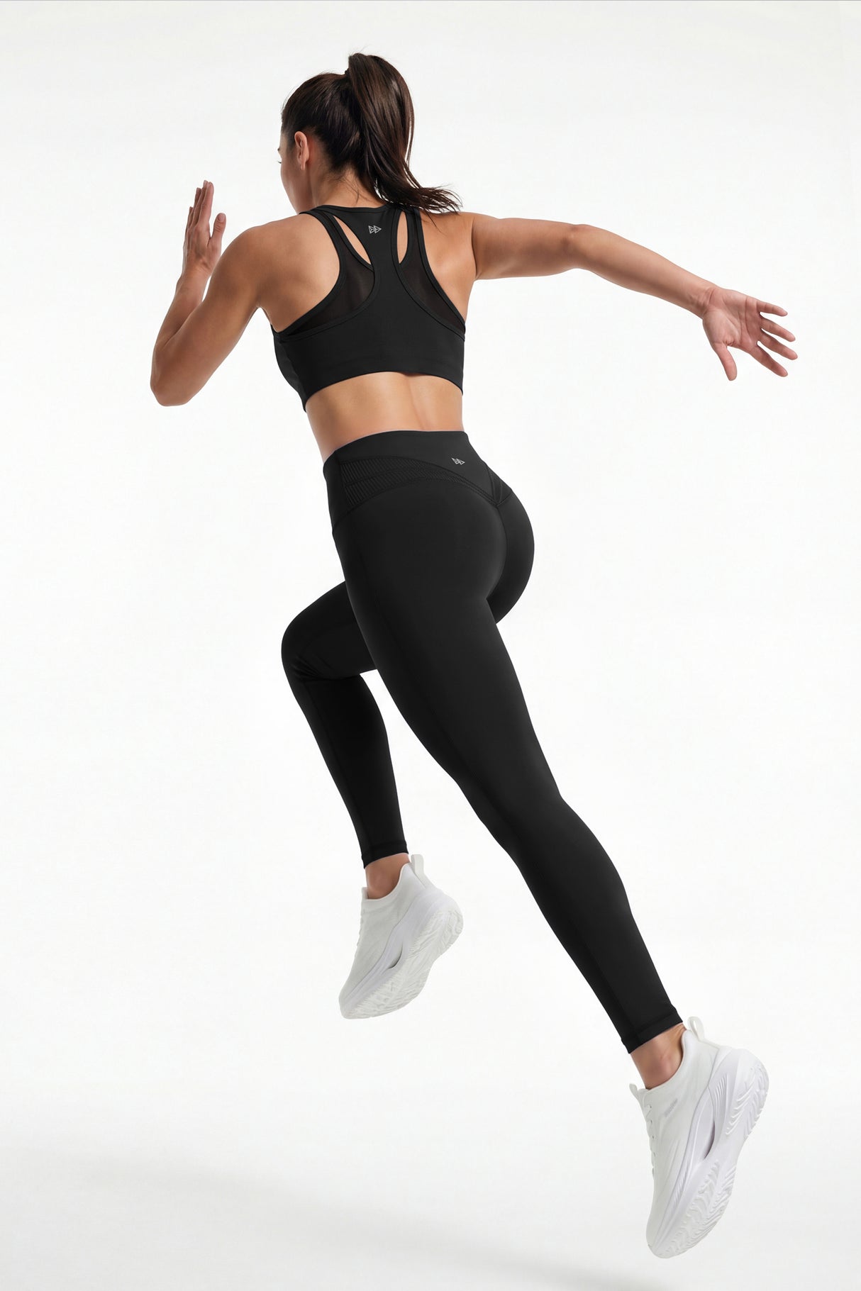 Echo™ High Rise Supportive No Front Seam Butt-Lifting Sports Leggings 25 Inch | Women's High Support Leggings