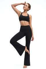 Anywhere™ High Waist Split Hem Flare Pants| Women's Light Support Pants