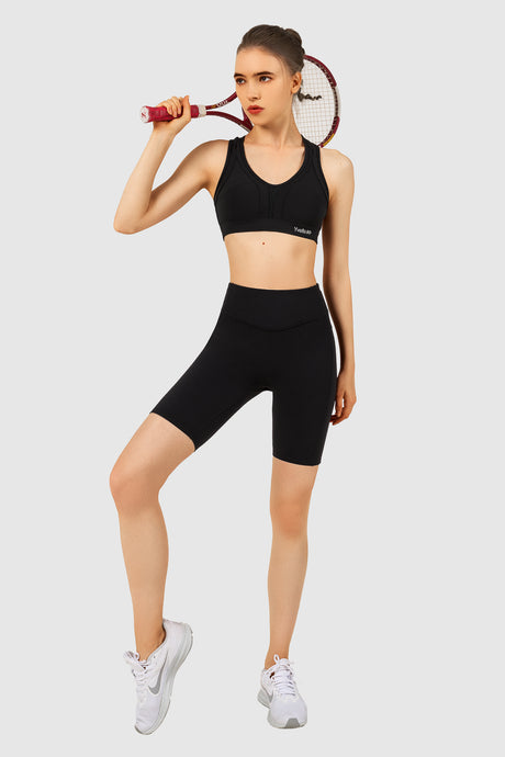 Echo™ Cross Back Padded Running Bra | Women's High Support Sports Bra