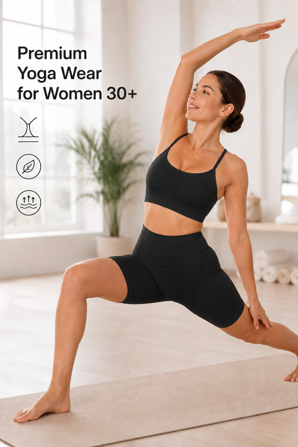 Anywhere™ Scoop Neckline Strappy Padded Yoga Bra | Women's Light Support Sports Bra