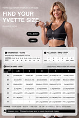 Power™ Adjustable Straps Cross-Back Sports Bra | High-Impact Bounce Control Without Flattening for Running, HIIT & Training