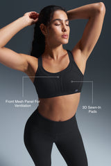 Power™ Adjustable Crisscross Padded Running Bra | Women's High Support Sports Bra