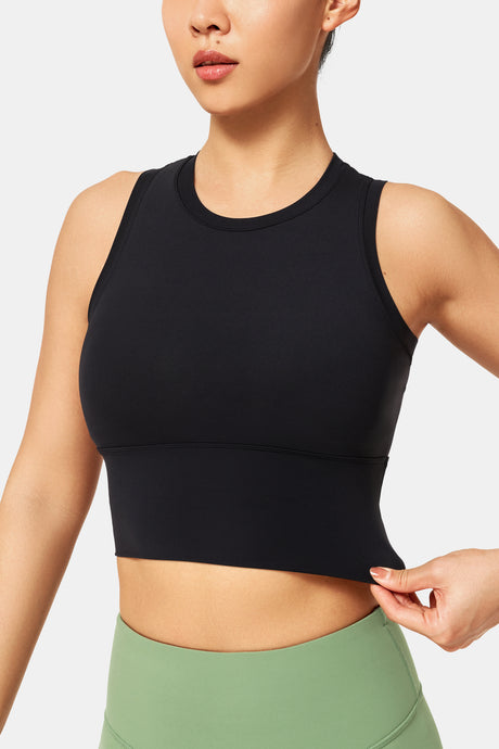 Anywhere? High Neck Padded Gym Bra | Women's Light Support Sports Bra - image 18