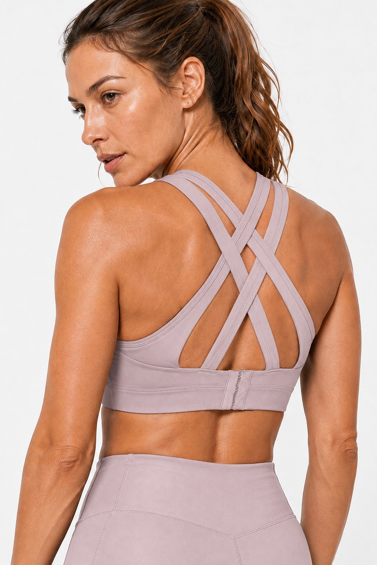 Power Cross Back gepolsterter Lauf-BH | Sport-BH mit starkem Halt für Damen
