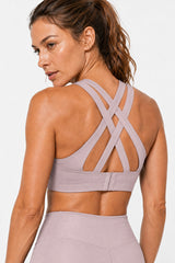 Power Cross Back gepolsterter Lauf-BH | Sport-BH mit starkem Halt für Damen