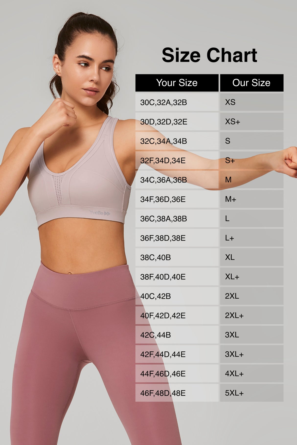 Power™ Cross Back Padded Running Bra | Women's High Support Sports Bra