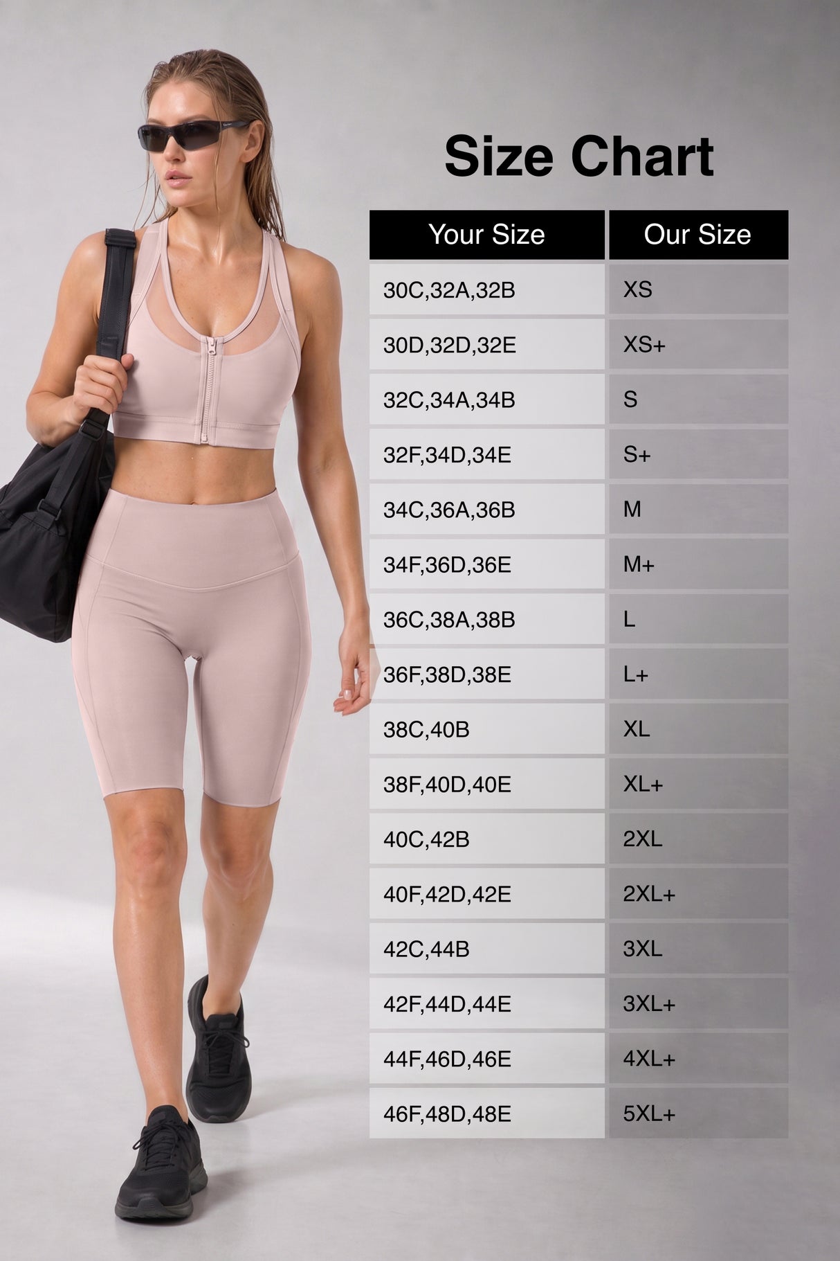 Power™ Zip Front Breathable Full-Coverage Running Bra | Women's High Support Sports Bra