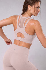 Power™ Zip Front Breathable Full-Coverage Running Bra | Women's High Support Sports Bra