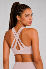 Power™ Adjustable Crisscross Padded Running Bra | Women's High Support Sports Bra