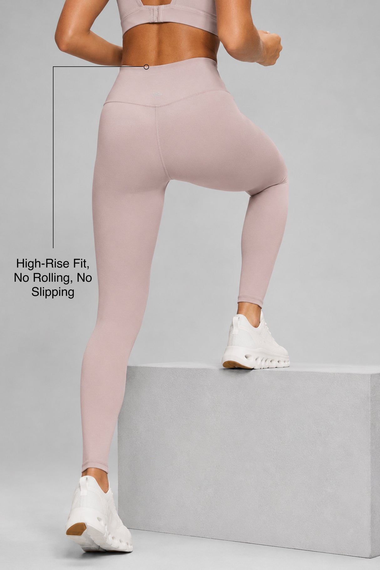 Leggings de running Echo de cintura alta (68 cm) | Leggings de alta sujeción para mujer