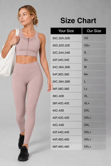 Reggiseno da corsa imbottito Sculpt Zip Mesh Racerback | Reggiseno sportivo ad alto sostegno da donna