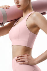 Anywhere™ Removable Double-Strap Racerback Breathable Light Support Sports Bra | Women's Light Support Sports Bra Best For Yoga, HIIT