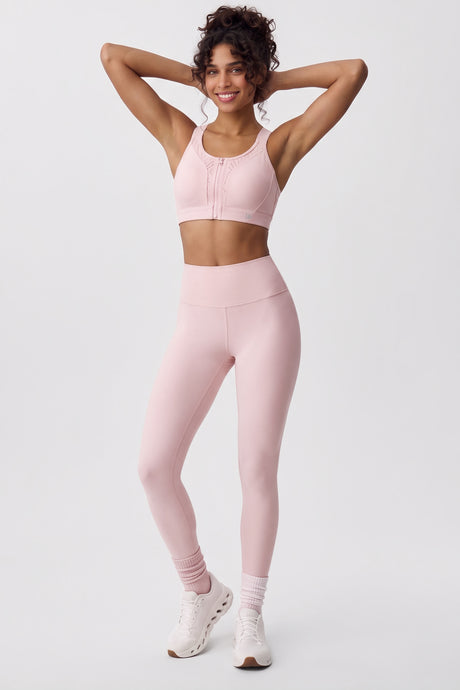 Power™ High-Support Cross-Back Mesh Zip-Front Sports Bra | High-Impact Bounce Control Without Flattening for Running, HIIT & Training - image 6