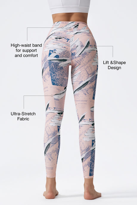 Leggings de yoga Shift suaves y absorbentes de humedad de 62,5 a 67,5 cm | Leggings de soporte ligero para mujer