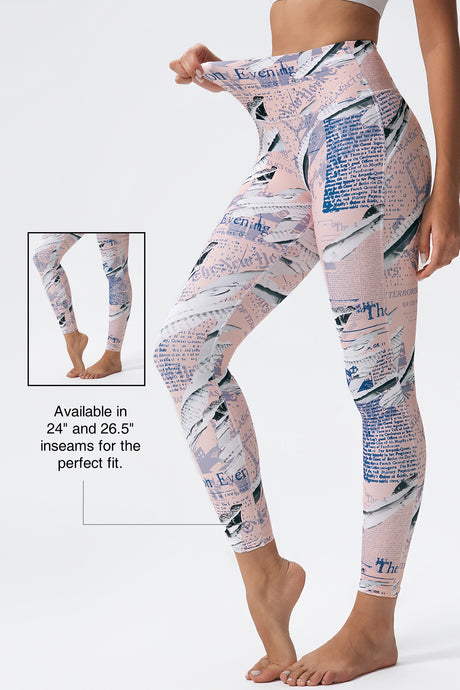 Leggings de yoga Shift suaves y absorbentes de humedad de 62,5 a 67,5 cm | Leggings de soporte ligero para mujer