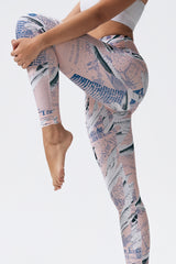 Leggings de yoga Shift suaves y absorbentes de humedad de 62,5 a 67,5 cm | Leggings de soporte ligero para mujer