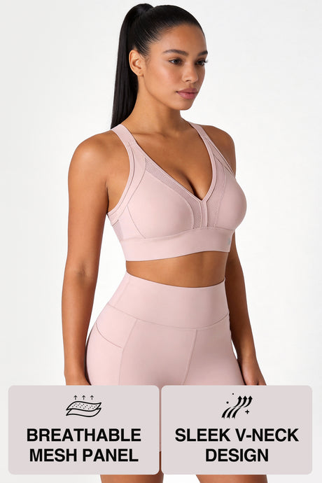 Power™ High Support Adjustable Cross Back Running Bra | Women's High Support Sports Bra