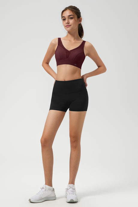 Sport-BH mit verstellbarem Mesh-Einsatz im Petal-Stil | Sport-BH für Damen mit mittlerem Halt