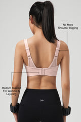 Reggiseno sportivo regolabile in rete Shift Petal Style | Reggiseno sportivo da donna con supporto medio