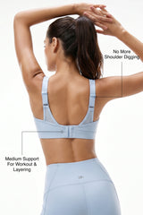 Shift™ Adjustable Strap Sports  Bra With Breathable Mesh, Sweat-Wicking, Sustainable | Medium-Impact Support Best For Running, HIIT, Yoga & Training