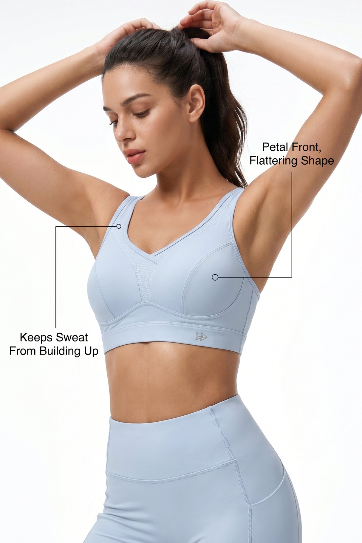 Shift™ Adjustable Strap Sports  Bra With Breathable Mesh, Sweat-Wicking, Sustainable | Medium-Impact Support Best For Running, HIIT, Yoga & Training