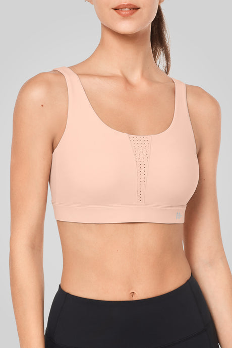Reggiseno da corsa in tessuto ultra morbido con spalline regolabili | Reggiseno sportivo ad alto sostegno da donna
