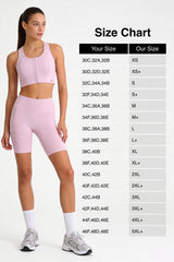Power™ Front-Zip Jacquard Mesh Racerback Sports Bra | High-Impact Support for Running, HIIT & Training