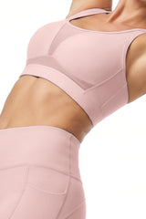 Power™ Adjustable Crisscross Straps With Mesh Sports Bra | High Support  for Running, HIIT & Training