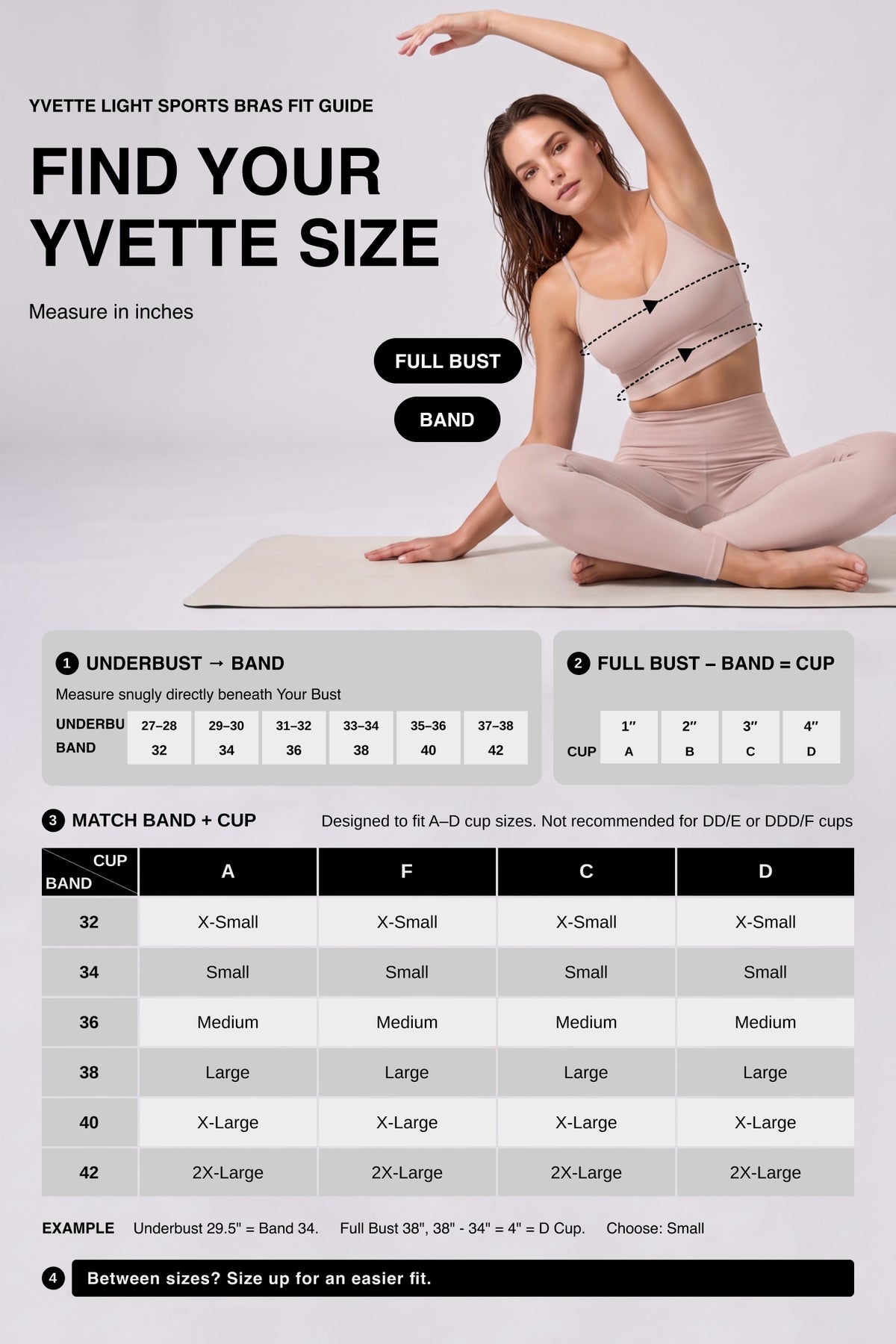 Echo™ V-Neck Ribbed Padded Yoga Bra | Women's Light Support Sports Bra