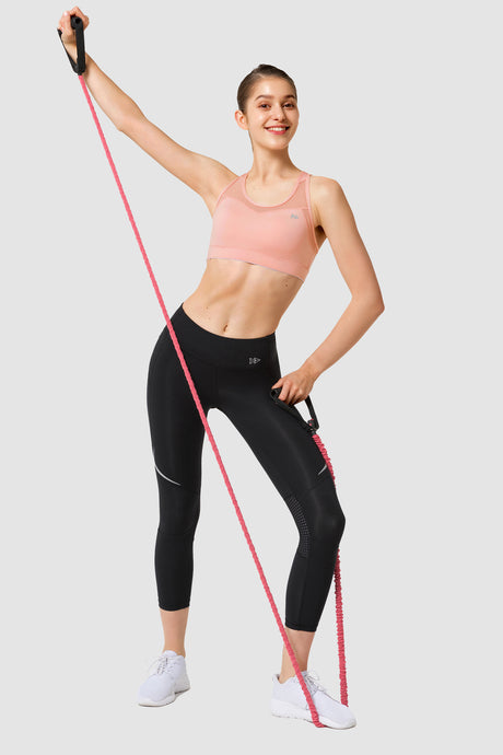 Reggiseno da corsa imbottito in rete con schienale incrociato Shift | Reggiseno sportivo ad alto sostegno da donna