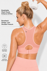 Shift™ Racerback Breathable Full-Coverage Running Bra | Women's High Support Sports Bra