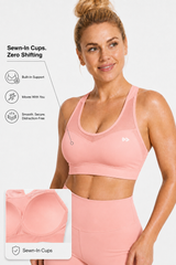 Shift™ Racerback Breathable Full-Coverage Running Bra | Women's High Support Sports Bra
