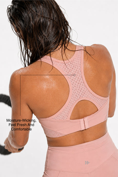 Gepolsterter Lauf-BH mit Sculpt Racerback-Linie | Sport-BH mit starkem Halt für Damen