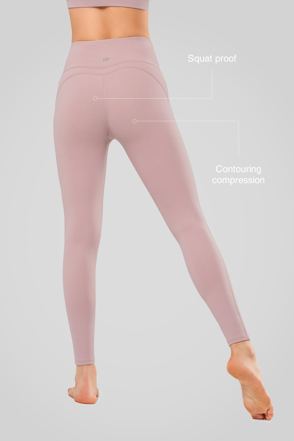 Leggings de yoga Shift suaves y absorbentes de humedad de 62,5 a 67,5 cm | Leggings de soporte ligero para mujer