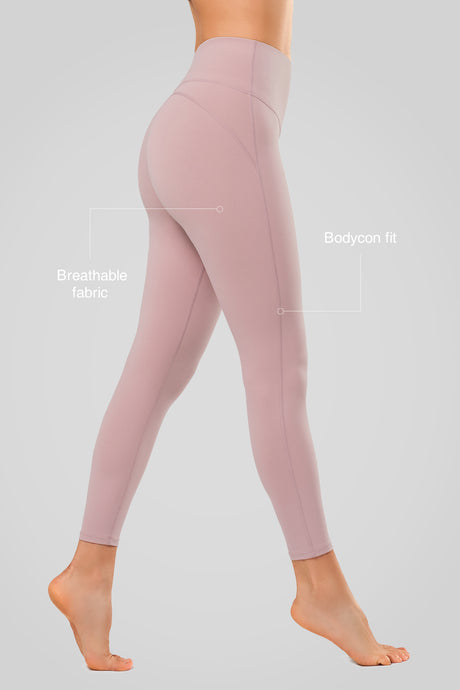 Leggings de yoga Shift suaves y absorbentes de humedad de 62,5 a 67,5 cm | Leggings de soporte ligero para mujer