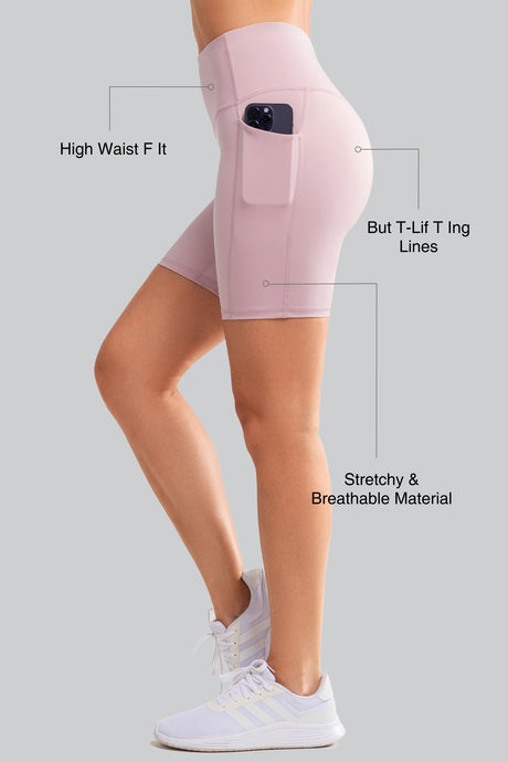 Shift™ High-Waist Tight Running Shorts  3" 4" 6" 8"| Women's High Support Sports Shorts