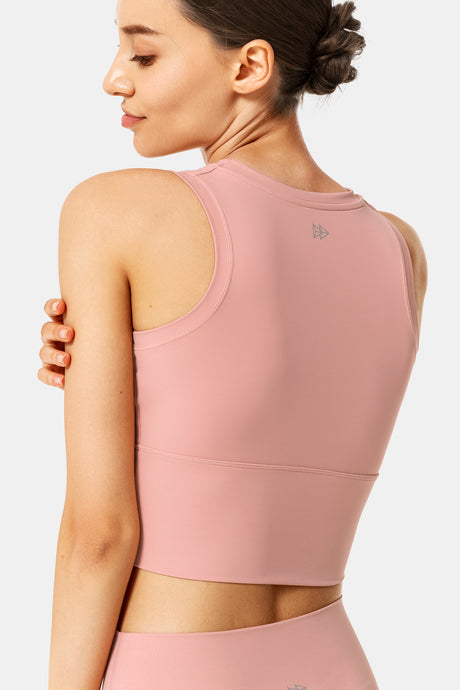 Anywhere High Neck Padded Gym Bra | Women's Light Support Sports Bra