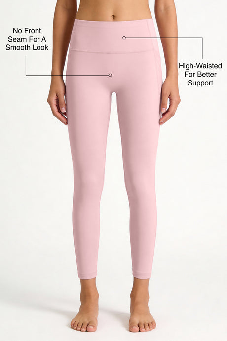 Shift™ High-Waisted No Front Seam Pocketed Sports Leggings | Sports Leggings Best For Running, Yoga & HIIT - image 8