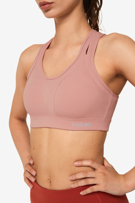 Reggiseno da corsa imbottito Power Cross Back | Reggiseno sportivo ad alto sostegno da donna