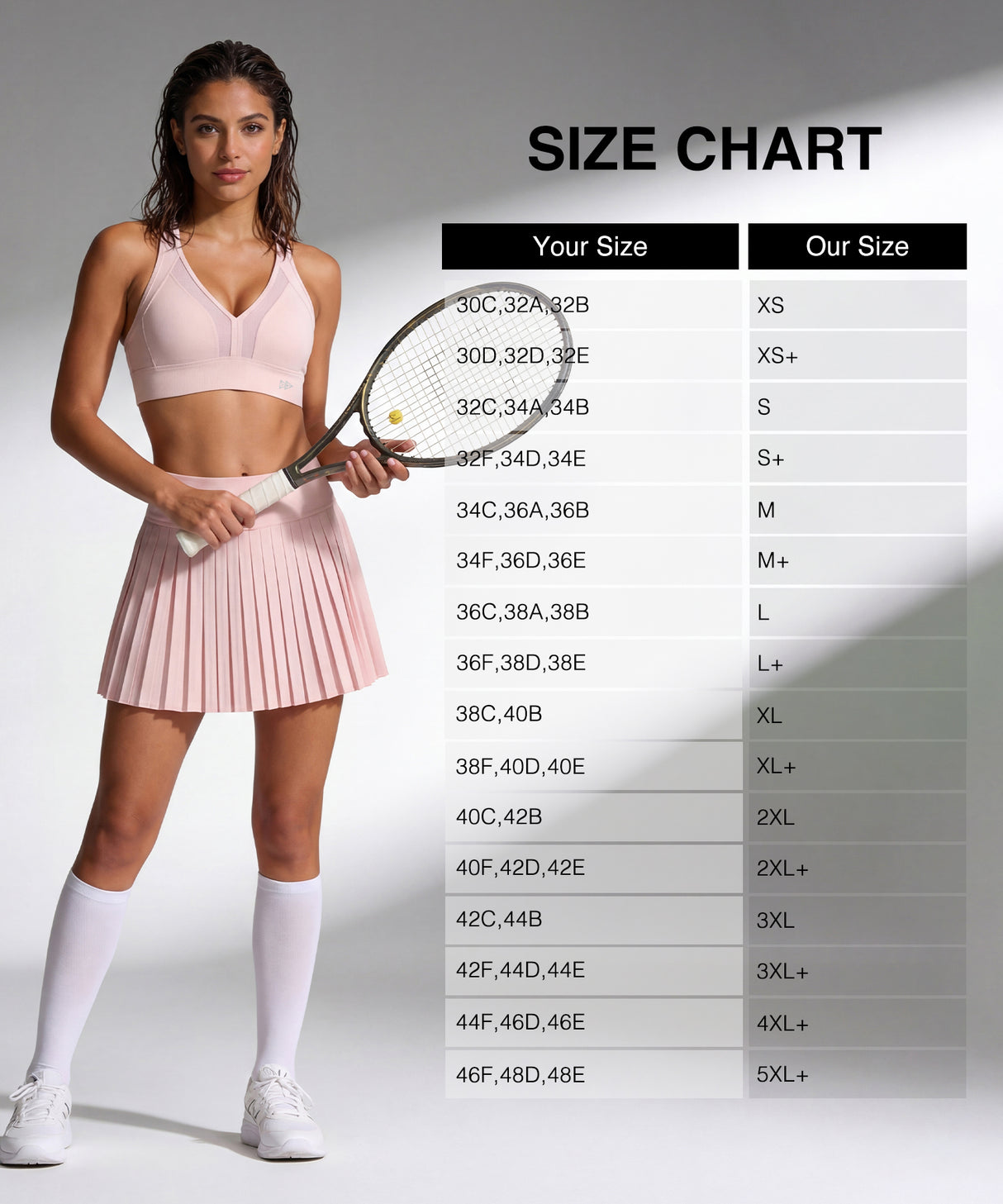 Power V-Neck Adjustable Cross Back Padded Running Bra | Women's High Support Sports Bra