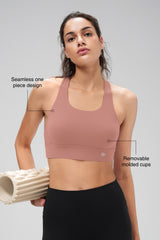 Shift™ Seamless Racerback Bra | Women's Medium Support Sports Bra