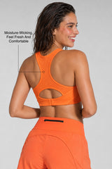 Sculpt™ Racerback High Impact Sports Bra With Breathable Mesh | Women's High Support Sports Bra