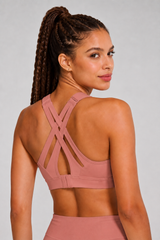 Power™ Adjustable Crisscross Padded Running Bra | Women's High Support Sports Bra