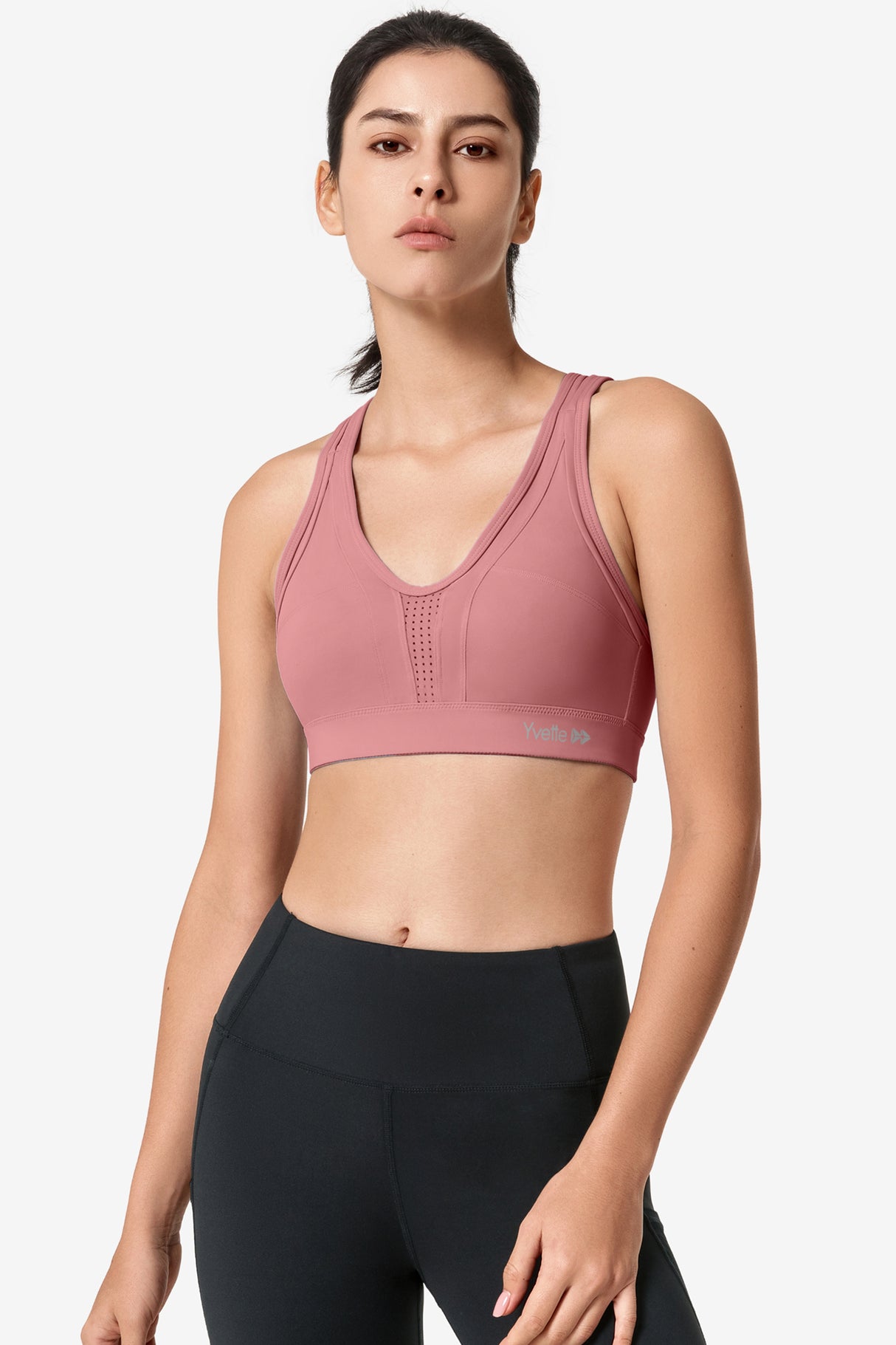 Power™ Cross Back Padded Running Bra | Women's High Support Sports Bra
